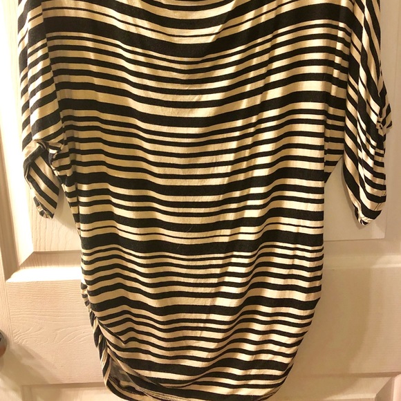 Black and Tan Striped Top - Picture 2 of 5